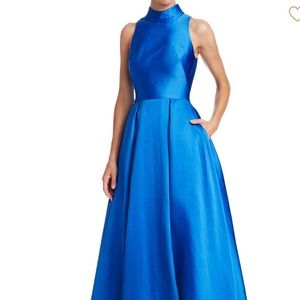 monique lhuillier blue dress